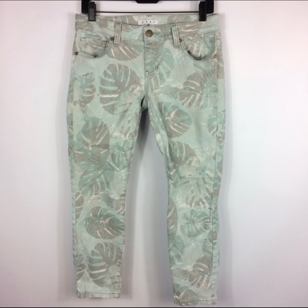 Cabi pants- palm leaves